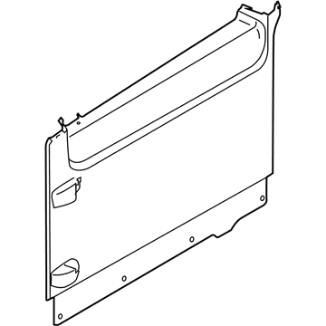 Ford EK4Z-6127411-AH PANEL - DOOR TRIM - UPPER