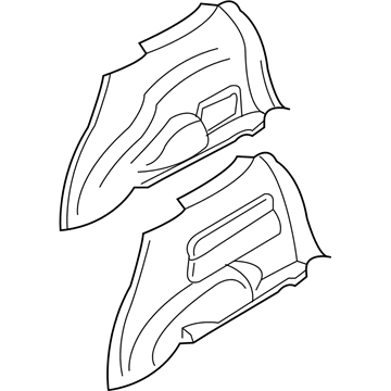 Ford 5L8Z-7831013-BAB Trim Assembly - Quarter