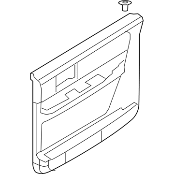 Ford FL7Z-7827407-AD Trim - Rear Door