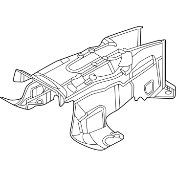 Ford PR3Z-6311130-A INSULATOR - TUNNEL