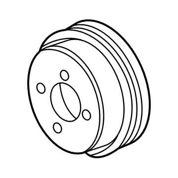 Ford LC3Z-8509-A PULLEY - WATER PUMP