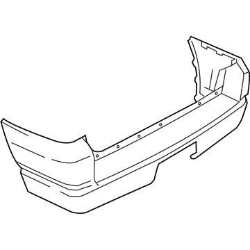 2003 Ford Explorer Bumper - 1L2Z-17K835-EAC