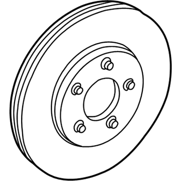 Mercury Sable Brake Disc - YF1Z-1125-AA