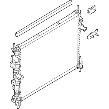 2024 Ford Mustang Radiator - PR3Z-8005-B