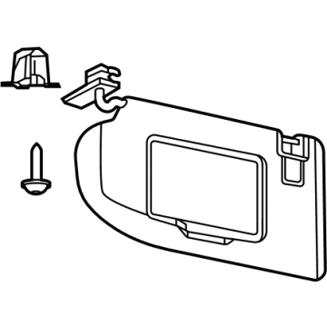 Ford LJ8Z-7804105-AB VISOR ASY - SUN