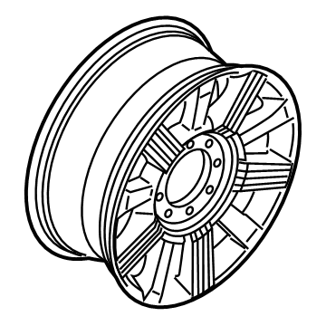 2022 Ford F-350 Super Duty Spare Wheel - JC3Z-1007-A