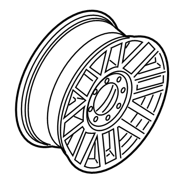 2022 Ford F-350 Super Duty Spare Wheel - KC3Z-1007-A