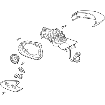 Ford LJ7Z-17683-GBPTM MIRROR ASY - REAR VIEW OUTER