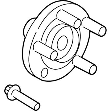 2013 Ford Edge Wheel Hub - BT4Z-1104-A