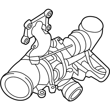 Ford CJ5Z-6K682-C Turbocharger Assembly