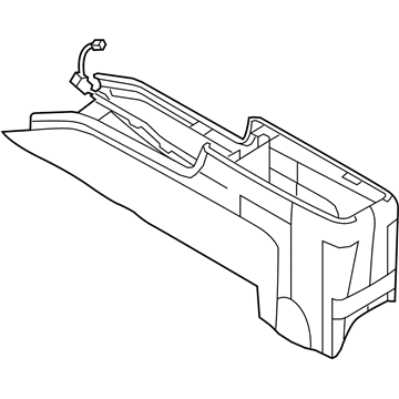 Mercury Grand Marquis Center Console Base - 4W3Z-54045A36-AAC