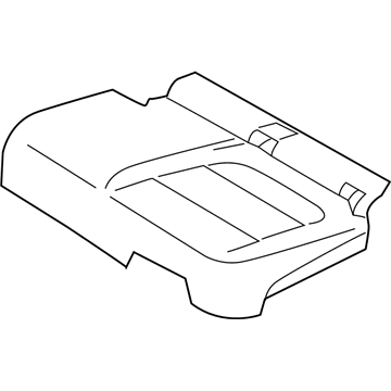 Ford LJ7Z-7863805-GK COVER ASY - REAR SEAT CUSHION