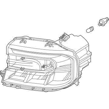 Ford NZ6Z-13008-D HEADLAMP ASY