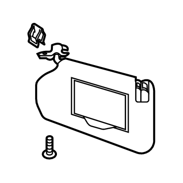 Ford LJ6Z-7804104-BB VISOR ASY - SUN