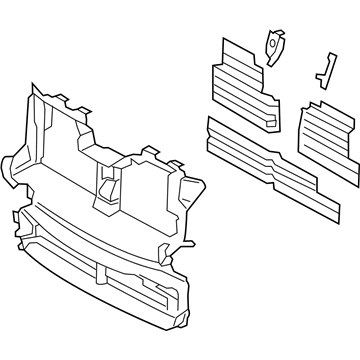 Ford FA1Z-8475-B Shutter Assembly - Radiator Control