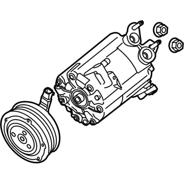 Ford GV6Z-19703-K Compressor Assembly