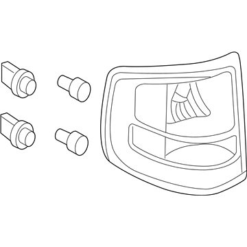 Ford 7A2Z-13405-AA Lamp Assembly