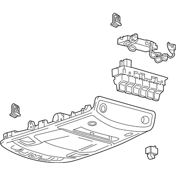 Ford HC3Z-28519A58-LBV Console Assembly - Overhead