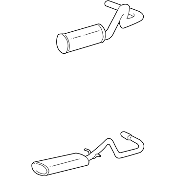 Ford E-450 Super Duty Muffler - 4C2Z-5230-GA