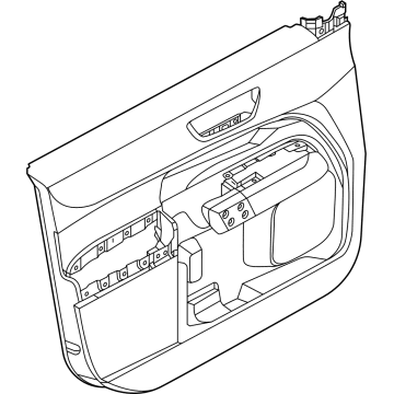 Ford NZ6Z-6023942-DB PANEL - DOOR TRIM - LOWER