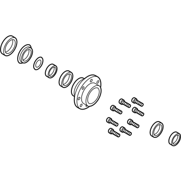 Ford HC3Z-1109-F Wheel Hub Assembly