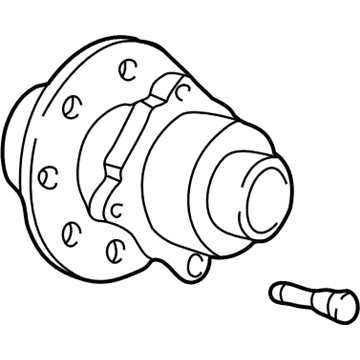 Ford F81Z-1104-BE Hub Assembly - Wheel