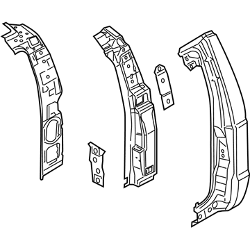 Ford BC3Z-25280A59-A Panel - Body Side Rear Corner