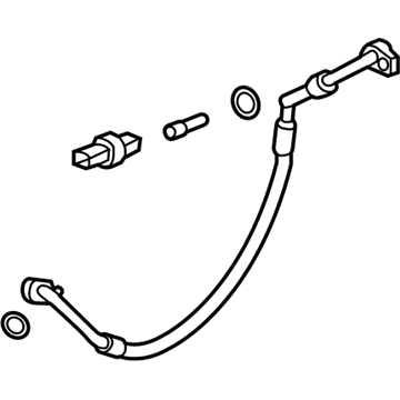 2020 Ford Explorer A/C Hose - L1MZ-19972-AA