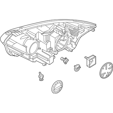 Ford LK4Z-13008-B HEADLAMP ASY