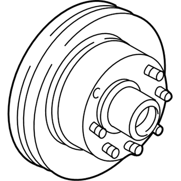 Ford E-150 Brake Disc - YL3Z-1V102-GA