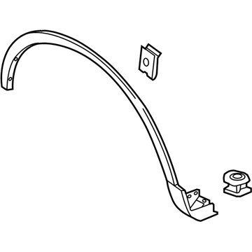 Ford FA1Z-16268-AA Moulding