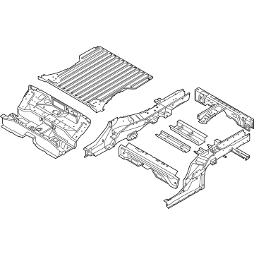 Ford NZ6Z-6011215-B PAN ASY - FLOOR