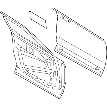 Ford M1PZ-7820125-A DOOR ASY - FRONT