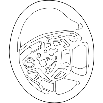 2022 Ford Transit Steering Wheel - LK4Z-3600-CB