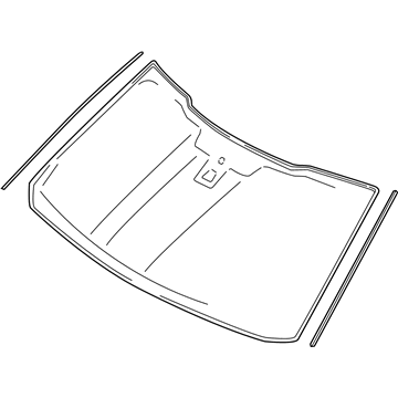 Ford JL3Z-1503100-G GLASS - WINDSCREEN