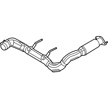 2021 Ford Bronco Exhaust Pipe - MB3Z-5246-E