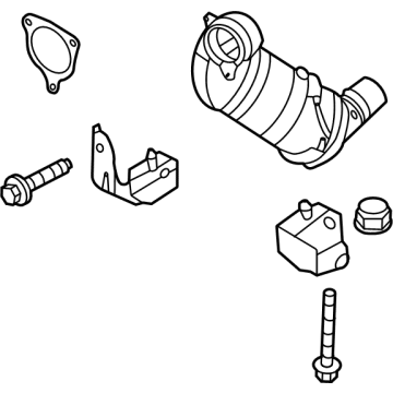 Ford Bronco Exhaust Pipe - KB3Z-5E212-E