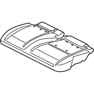 Ford CJ5Z-7863161-A Frame And Spring - Rear