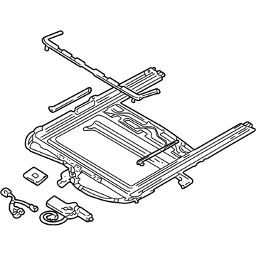 Ford XW4Z-5451070-AA Rail Assembly - Roof