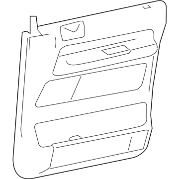 Ford 6F2Z-1723943-DAB Panel Assembly - Door Trim