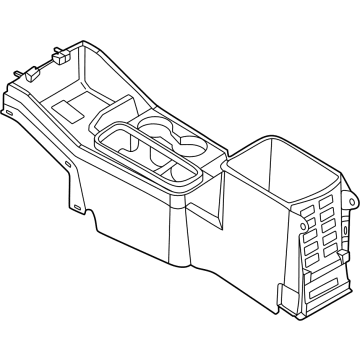 2023 Ford Maverick Center Console Base - NZ6Z-26044B90-AA