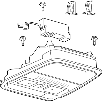 Ford LJ7Z-78519A70-AL CONSOLE ASY - OVERHEAD