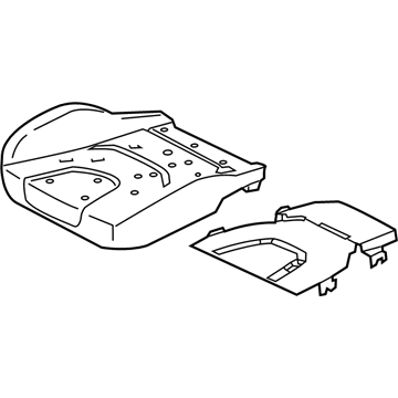 Ford KT4Z-58632A23-A PAD - SEAT CUSHION