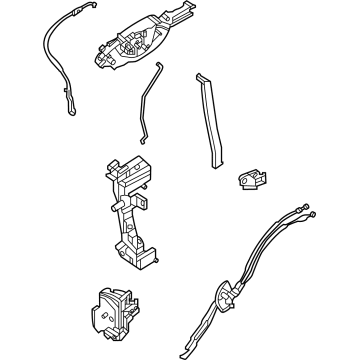 Ford Maverick Door Latch Assembly - NZ6Z-E219A64-A