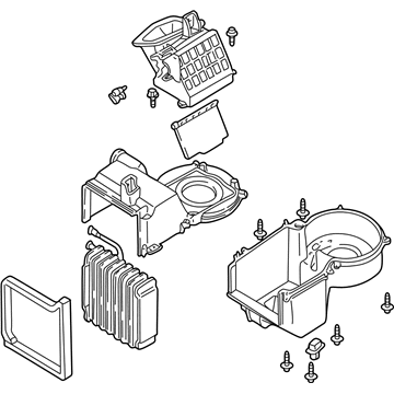 2003 Ford Escape Evaporator - YL8Z-19B555-DA