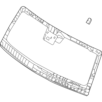 2022 Ford Bronco Windshield - N2DZ-7803100-A