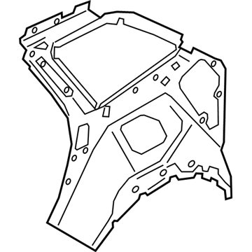 Ford LJ7Z-7827864-A PANEL ASY - BODY SIDE INNER