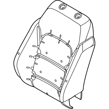 Ford M1PZ-7864810-B PAD - SEAT BACK