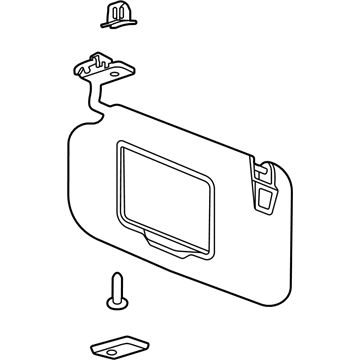 Ford LC5Z-7804105-EF VISOR ASY - SUN