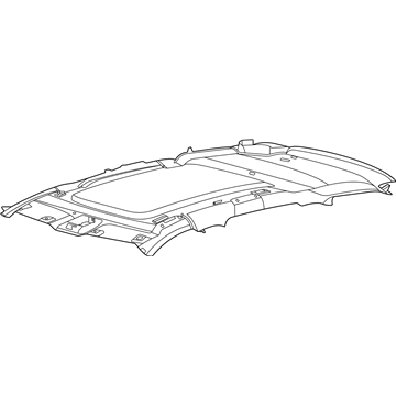 Ford LC5Z-7851916-KAB HEADLINING - ROOF